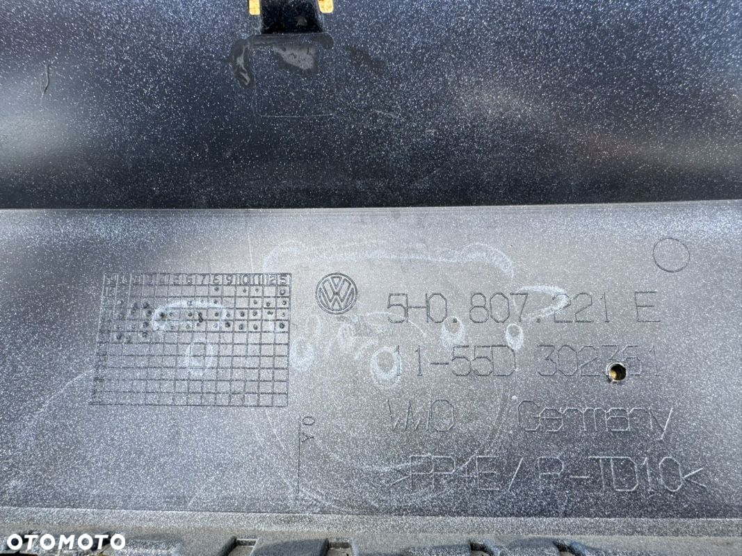 ZDERZAK PRZÓD PRZEDNI VOLKSWAGEN VW GOLF 8 VIII 19+ R 5H0807221E BEZ DZIUR ORYGINAŁ - 14