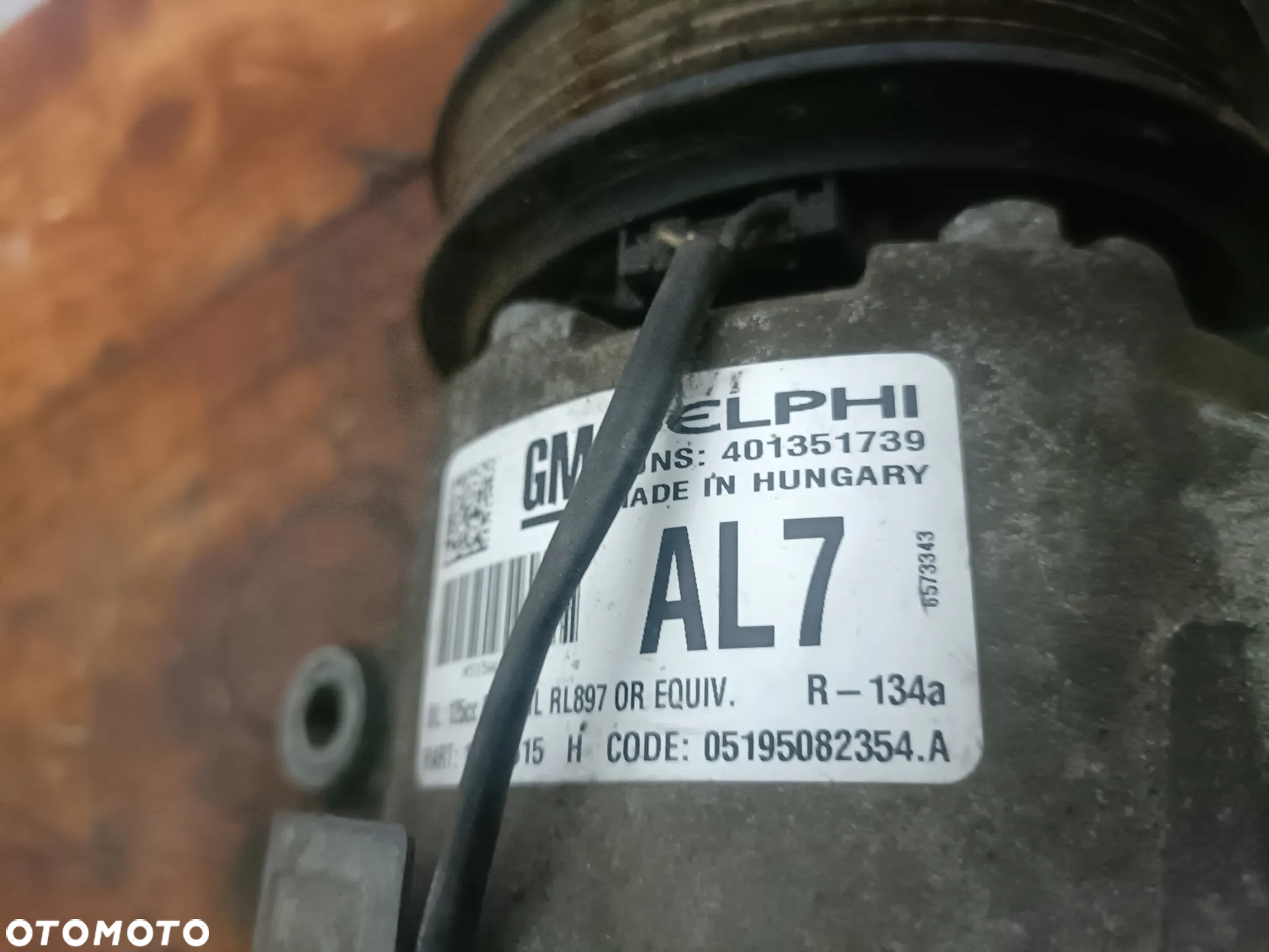 OPEL MERIVA B 10- 1,4 TB sprężarka kompresor klimatyzacji DELPHI 401351739 * - 5