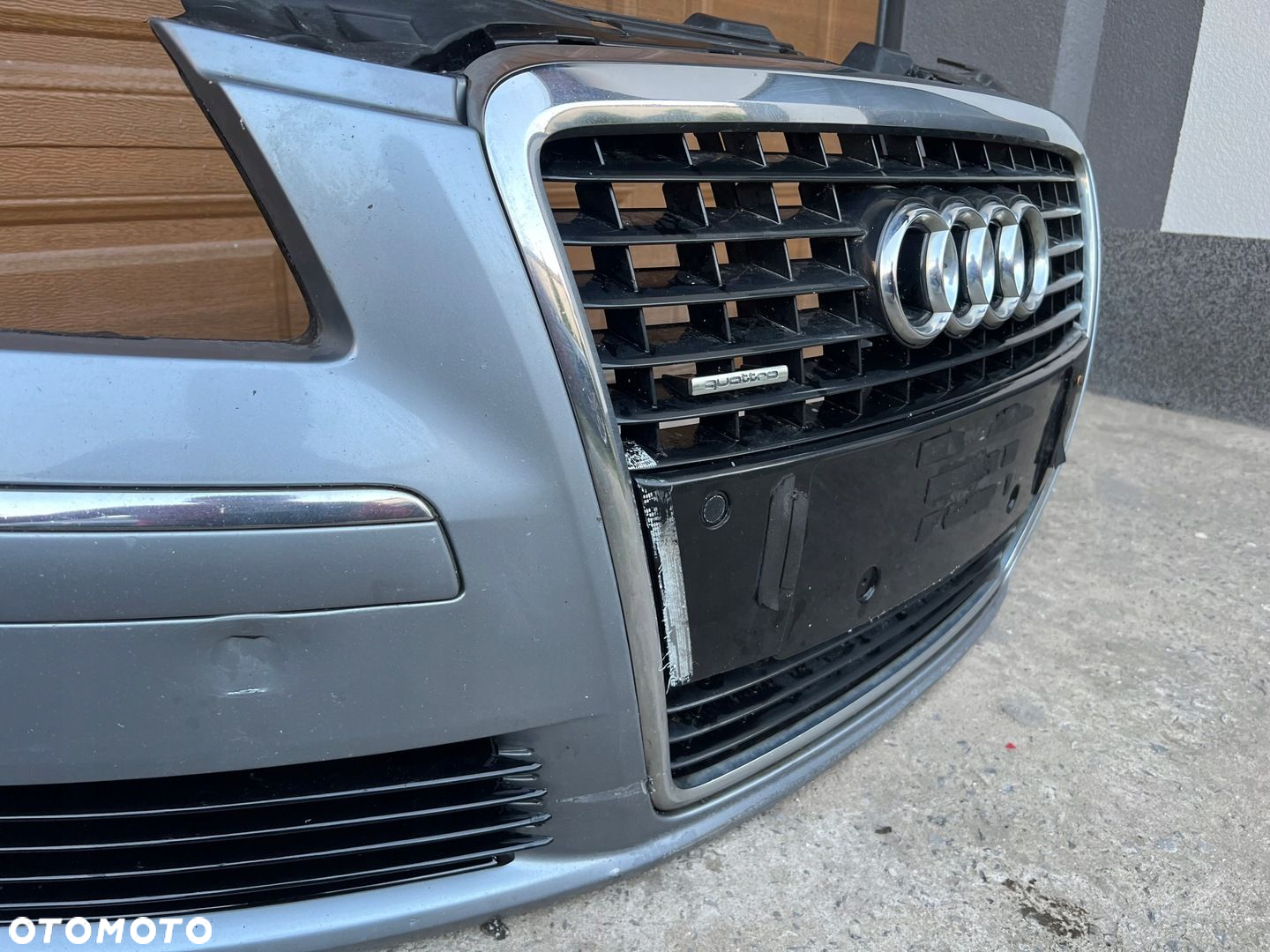 ZDERZAK PRZÓD PRZEDNI AUDI A8 D3 05-10 LY7J II LIFT KOMPLETNY - 8