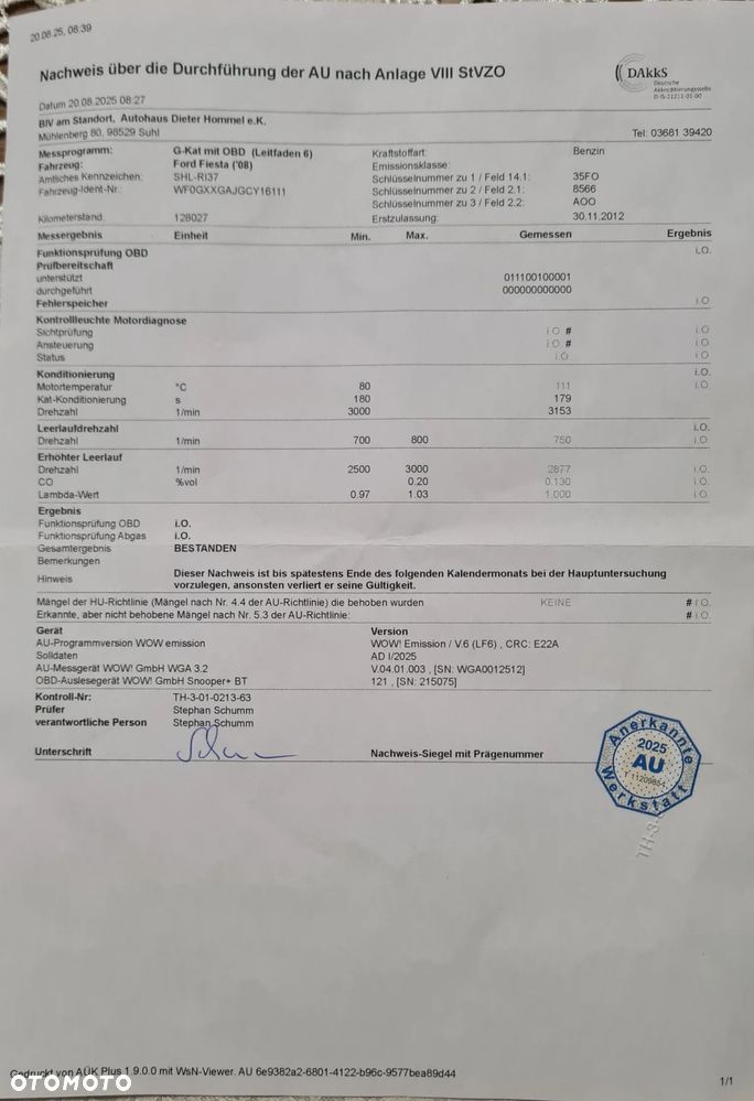 Ford Fiesta 1.25 - 30