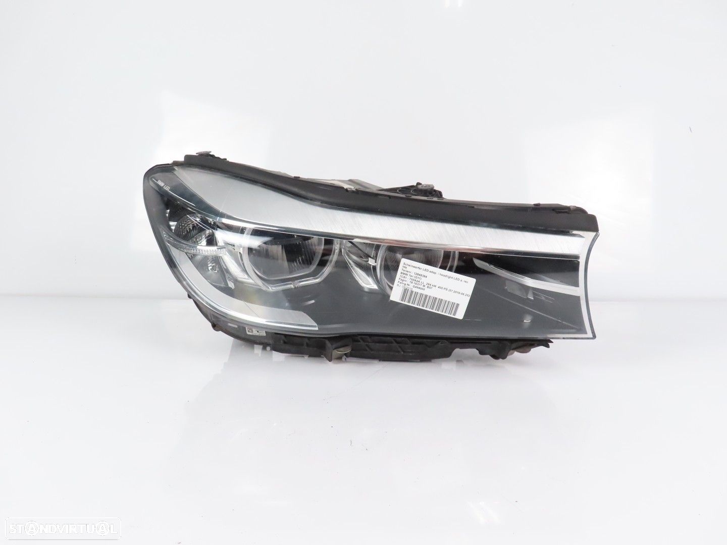 Farol LED AHL Direcional Direito Usado / Original BMW 7 (G11, G12) 63117408716 /... - 1