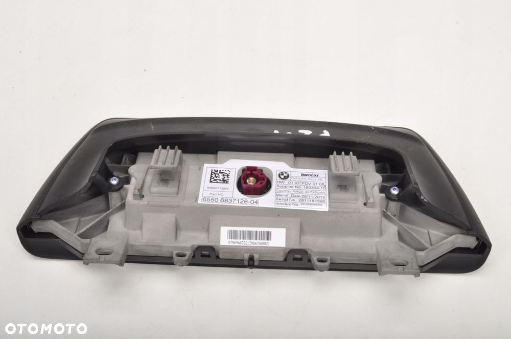 BMW F21 WYŚWIETLACZ NAWIGACJI EKRAN 6837128 - 3