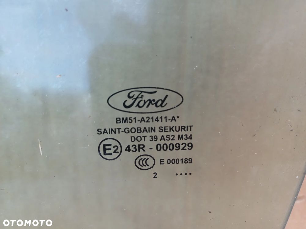 Ford Focus MK3 szyba drzwi lewa prawa 12r kierowcy pasażera - 3