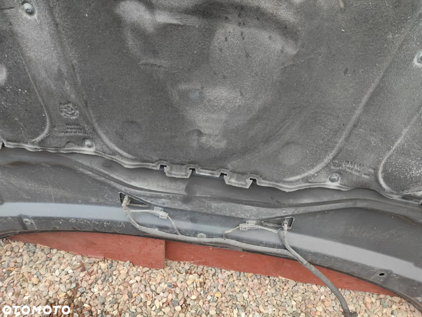 BMW E60 / E60 LCI / E61 / E61 LCI. ORYGINALNA MASKA PRZEDNIA / POKRYWA SILNIKA O NR: 7 111 385 OEM. DO LAKIEROWANIA. - 20