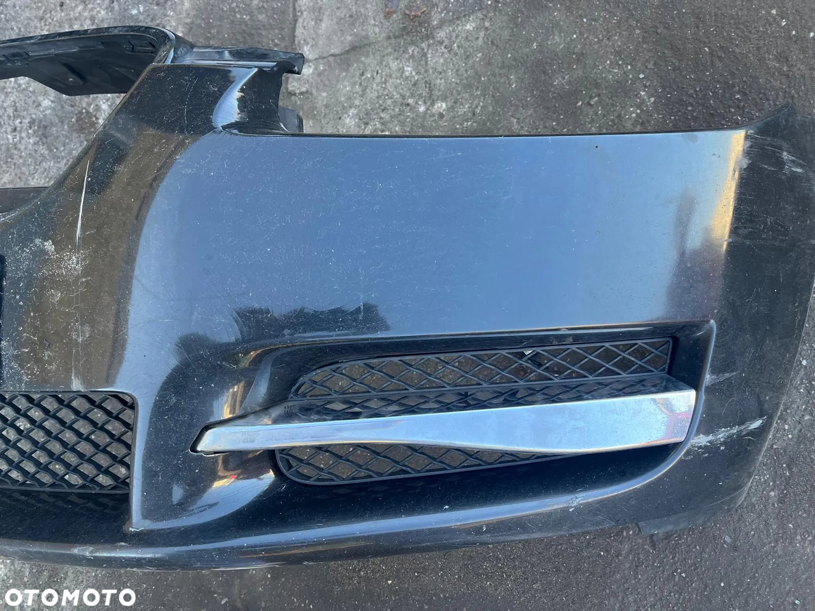 Zderzak przód przedni KOMPLETNY  Jaguar XF X250 KRATKI WLOTY PEL CHROM - 2