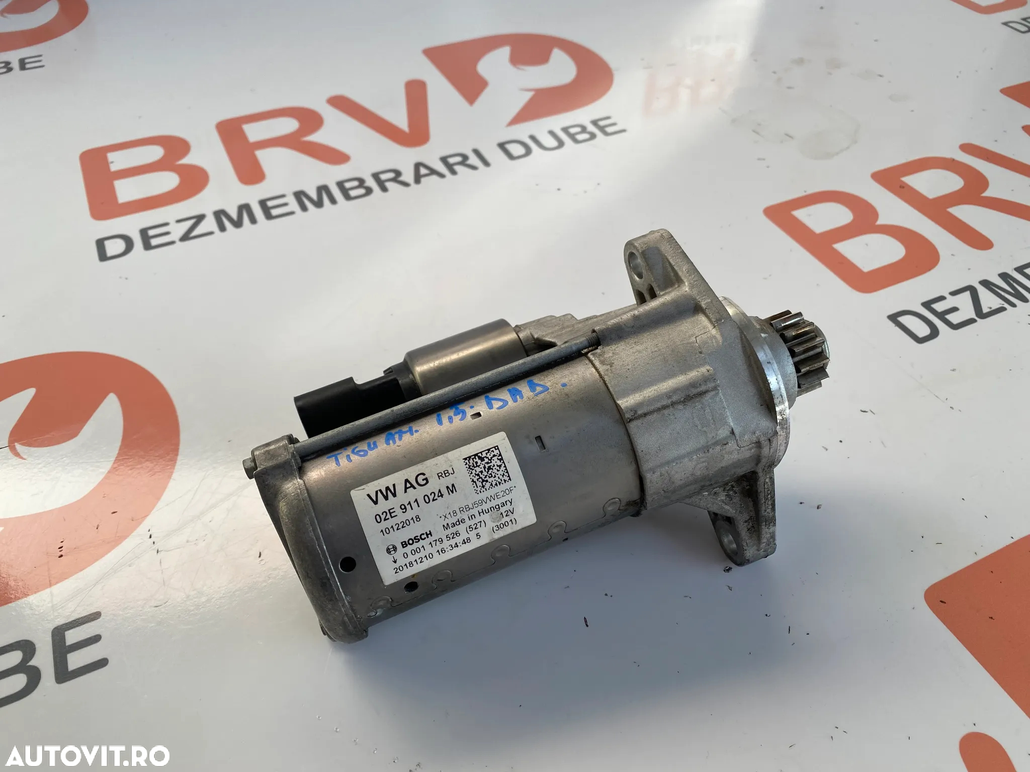 Electromotor cod motor DAD / DPB (MK8) Vw tiguan / vw Golf 8 / Audi A3 / Skoda / Seat 1.5 tfsi motorizare - 2