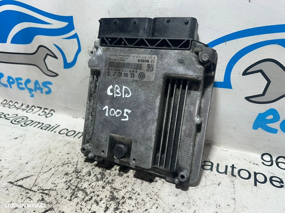 .Centralina Motor Original Bosch VAG Volkswagen CBD CBDC 2.0 TDi 03L906022LF 0281015420 EDC17CP14 2008-2012 - 4