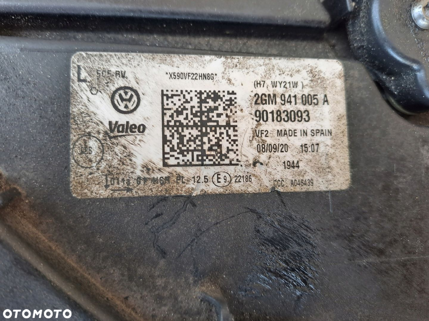 VW TCROSS T-CROSS 2GM941005A LEWA LAMPA EUROPA UŻYWANA - 5