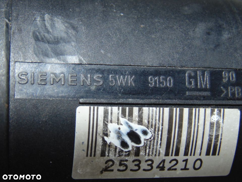ORYGINAŁ przepływomierz 5WK9150 90411957 Opel Vectra B Omega Calibra 1.8 2.0 - 9