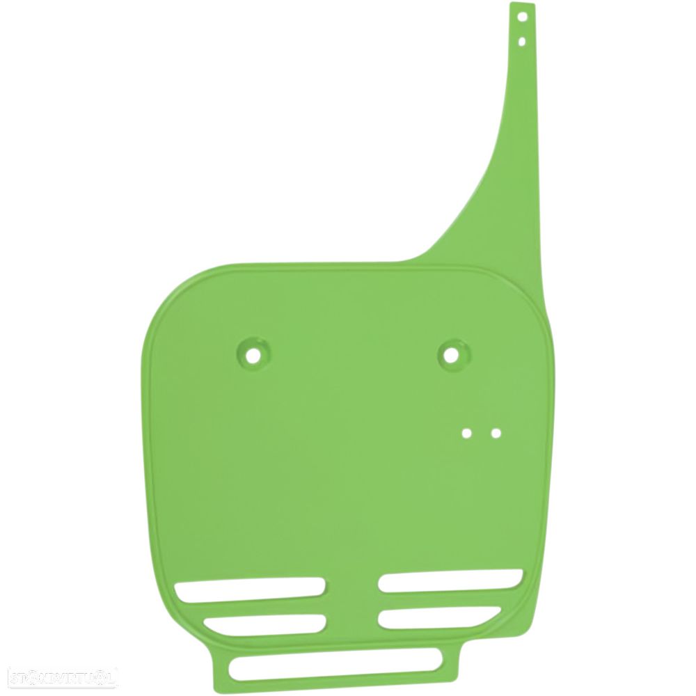 porta numeros dianteiro ufo verde kawasaki kx 60 - 1