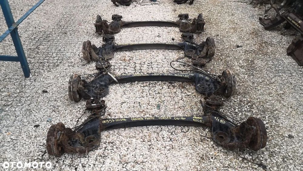 FIAT DOBLO I / GRANDE PUNTO / OPEL CORSA D / FSO POLONEZ BELKA ZAWIESZENIA TYŁ (dostępne 5 sztuk belek) - 5