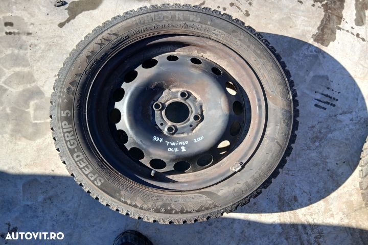 Janta tabla cu anvelopa 15 165/55 R15 ET38 5JX15H2 165/55 R15 ET38 5J - 4