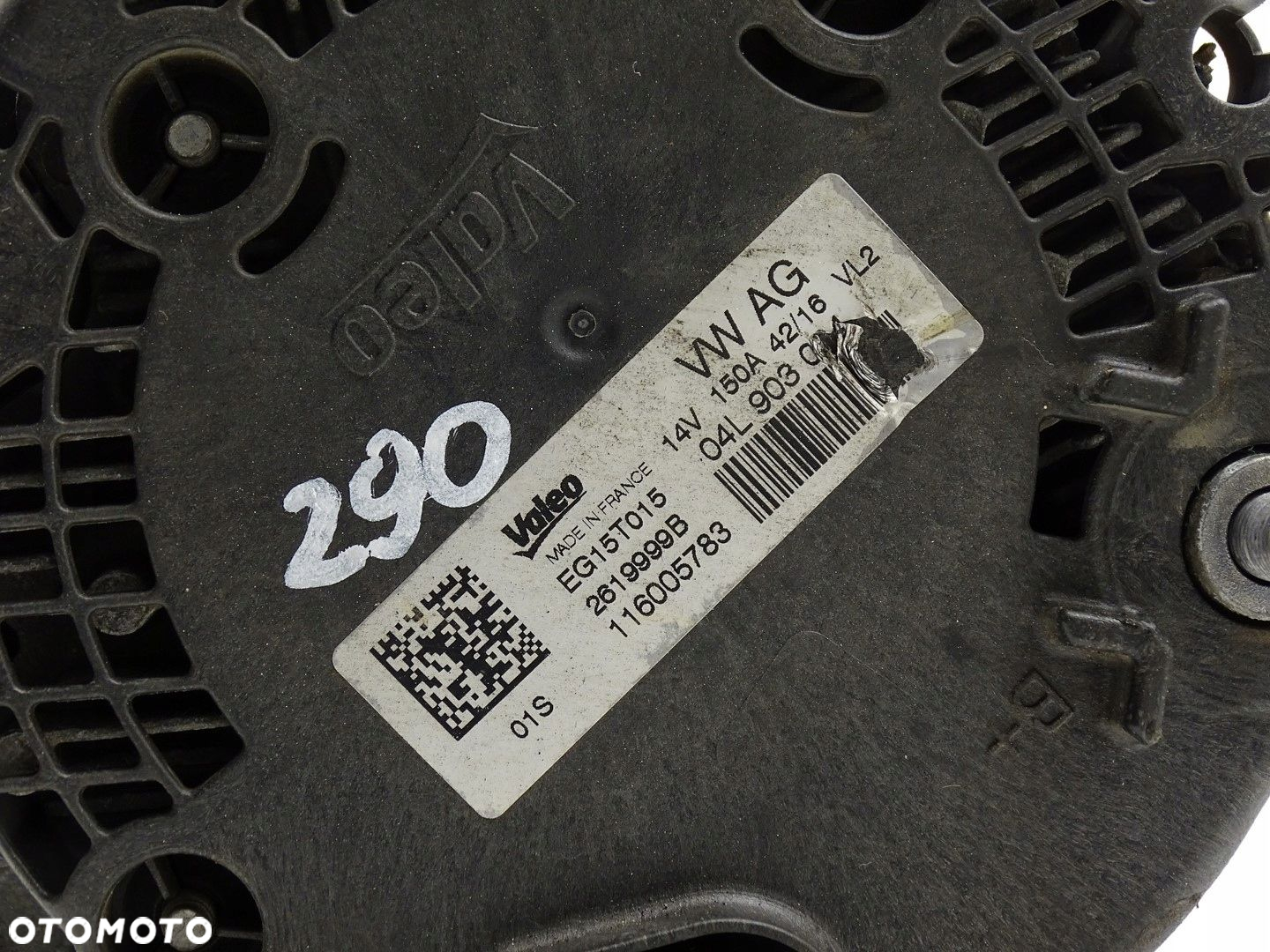ALTERNATOR AUDI A4 B9 A5 F5 8W 2.0 TDI DET DETA 04L903024 150A - 4