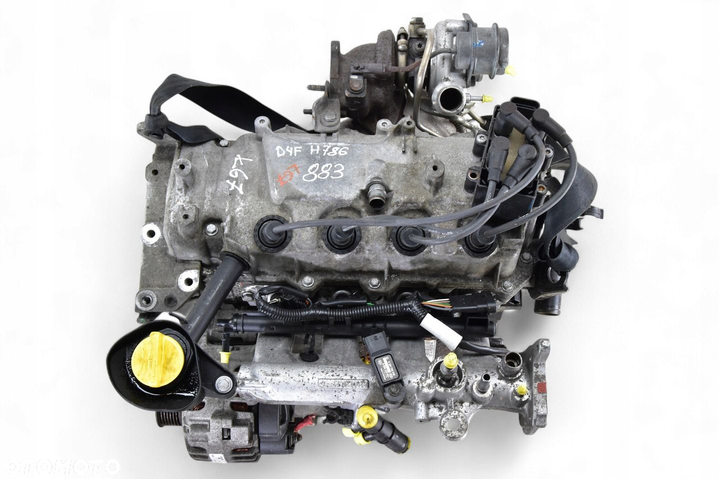 Silnik RENAULT CLIO III IV MODUS 1.2 TCE 103KM D4F786  POMIAR KOMPRESJI - 2