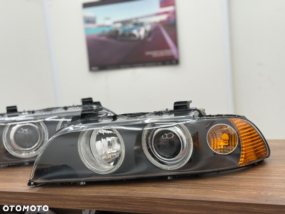 Lampy przednie komplet xenon Bmw e39 lift po regeneracji wyczyszczone odbłyśniki nowe regulatory nowe - 1