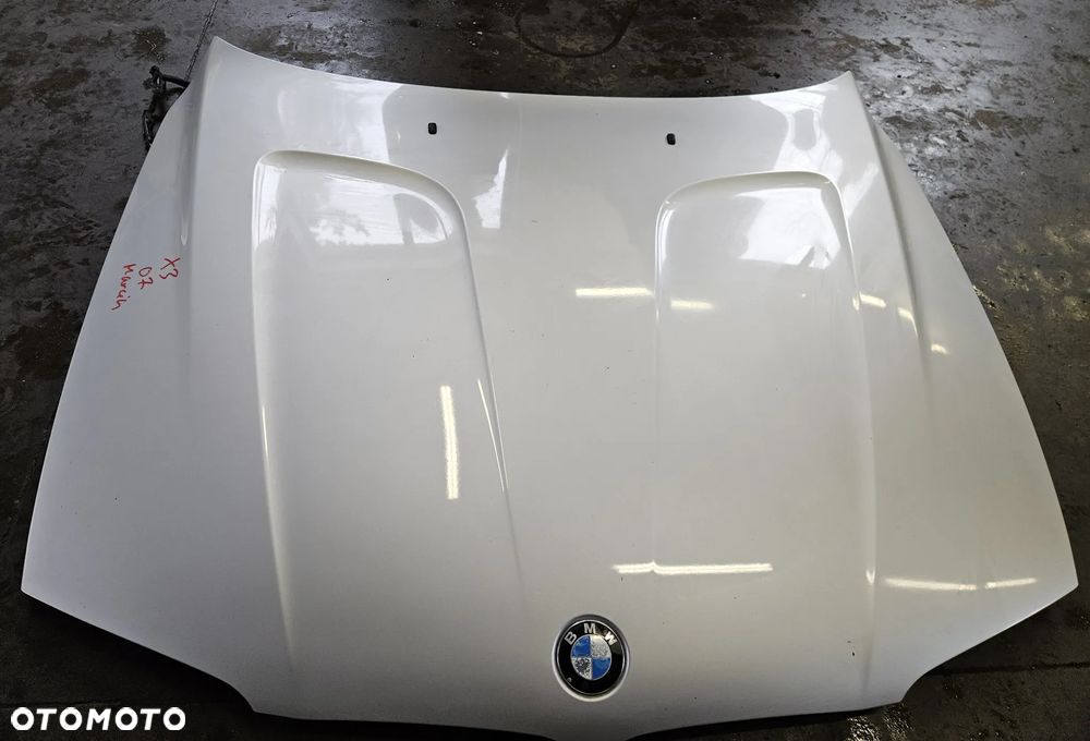 BMW X3 E83 maska   Lakier 354/7 , Titansilber - 3
