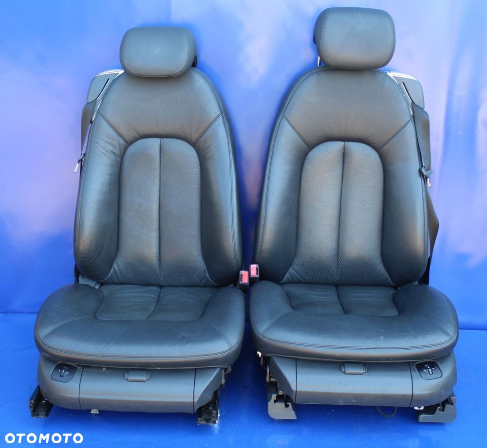 Fotele komplet  kanapa czarne perforowane Mercedes W215 C215 CL CL500 Lift - 1