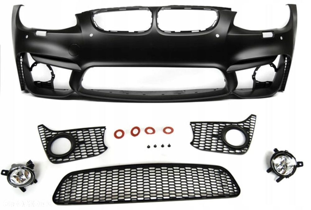 Zderzak przedni kompletny kartki halogeny Bmw 3 e92 e93 Lift Fl LCi 2010-13 - 3