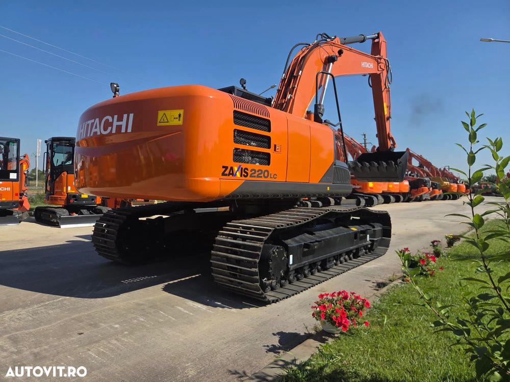 Hitachi ZX220, 22tone, 2026, 7ore, cupa 1,3mc, adancime sapare 7m, latime 2,99m, inst picon pe brate, Aer cond, computer in lb romana, produs in JAPONIA, posibilitate leasing 5 ani, garanti 1 an-PROMOTIE 109.900 EUR+Tva - 4