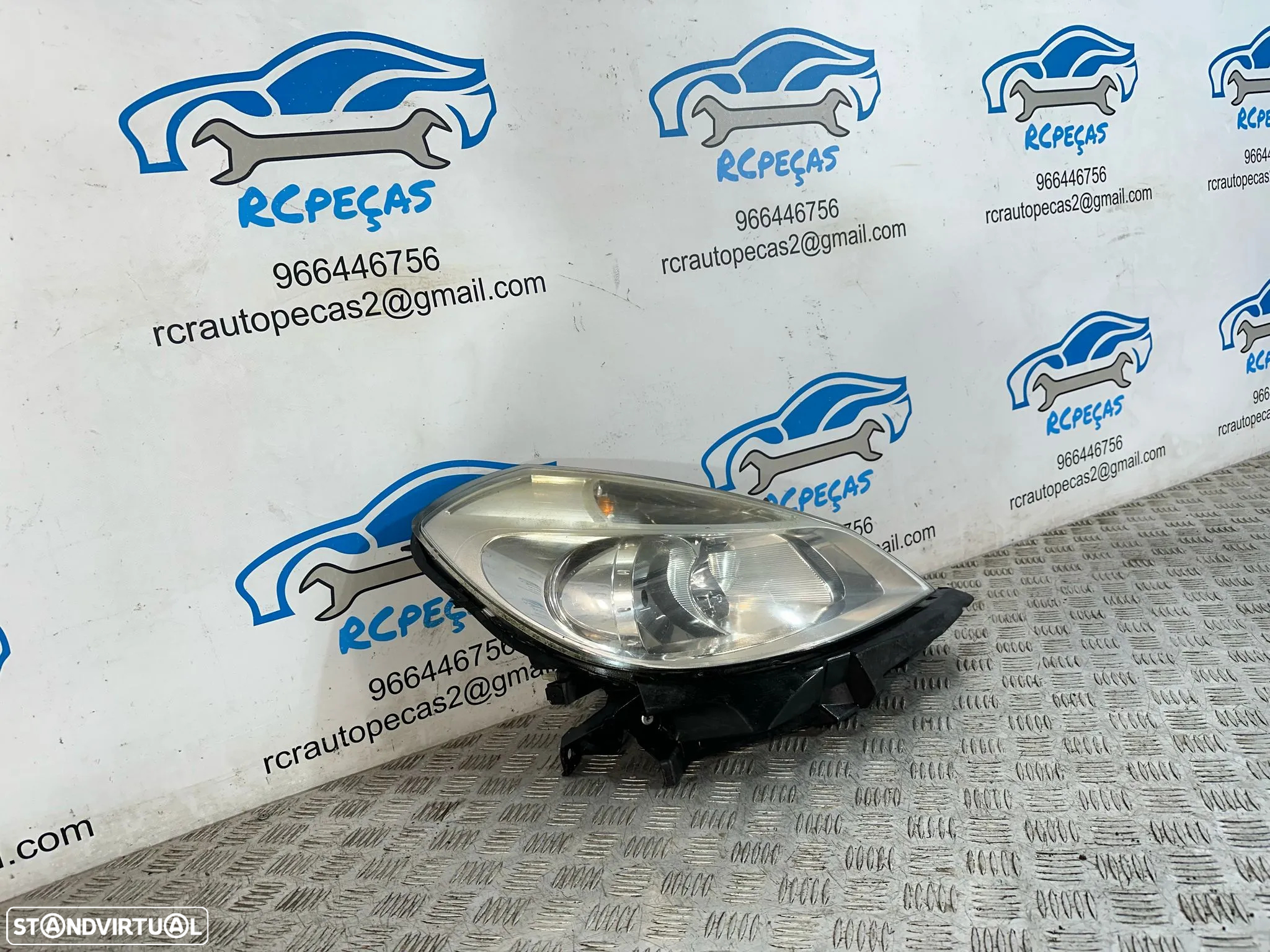 .Farol Otica Frente Frontal Direita Original 8200244906 Renault Clio 3 Fase 1 2005 - 2009 - 3