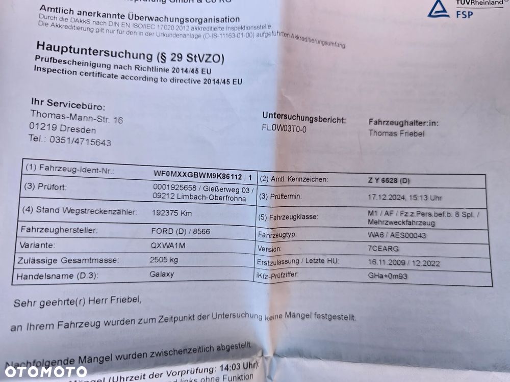 Ford Galaxy 2.0 TDCi DPF Ghia - 37