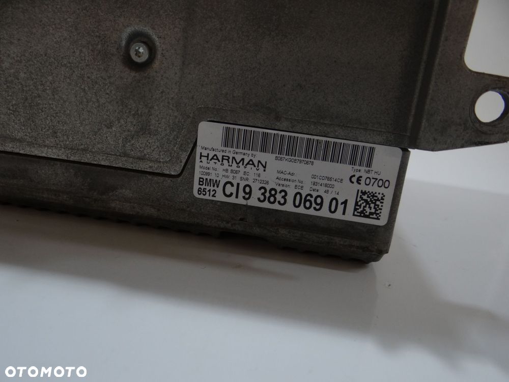 RADIO NAWIGACJA BMW X3 F25 9383069 - 3