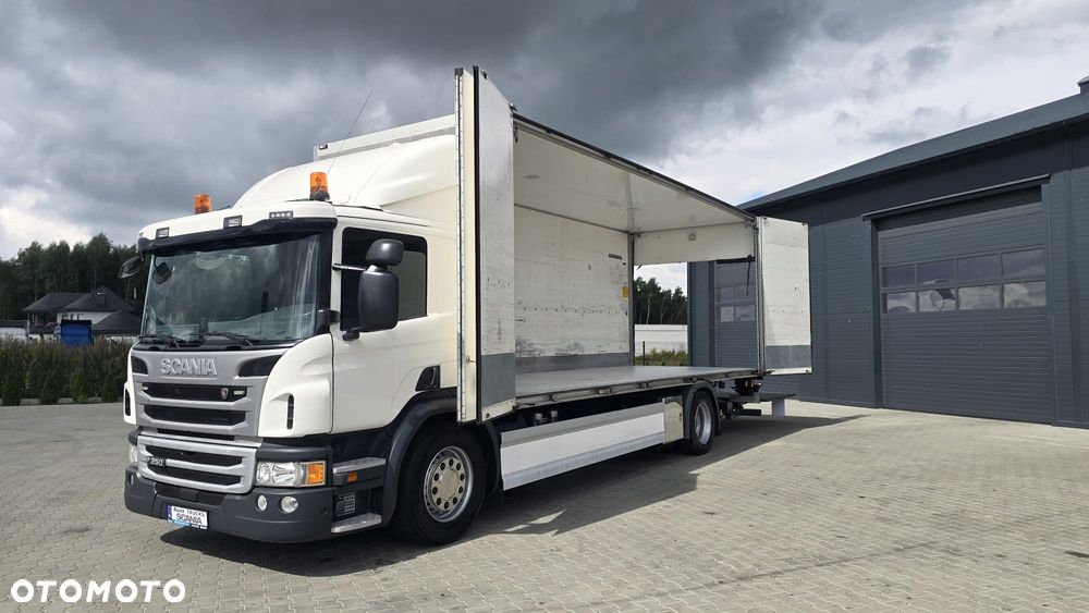 Scania P250 Euro 6 kurierka zabudowa kontener kurierka full air super stan! świeży import! - 2