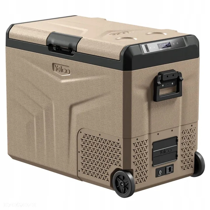 LODÓWKA TURYSTYCZNA KOMPRESOROWA YOLCO TCX60 Sand 63L DUAL ZONE NA CAMPINGTERIA - 2