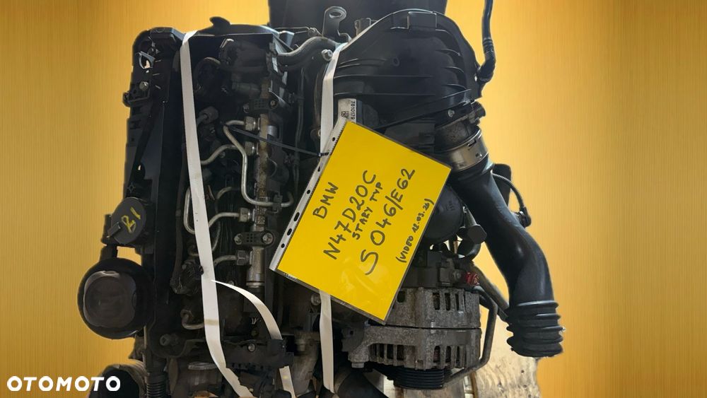 Bmw N47D20C STARY 2.0 diesel silnik kompletny z pełnym osprzętem gotowy do montażu VIDEO PRACY SILNIKA - WHATSAPP LUB LINK W OPISIE - 5