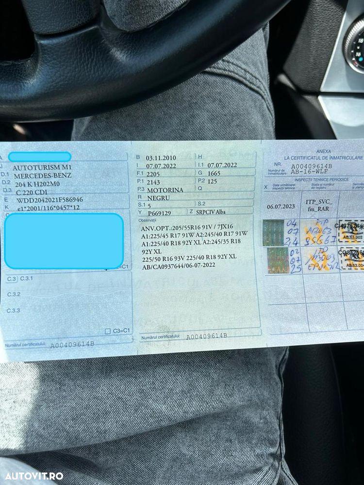 Mercedes-Benz C 220 CDI DPF Automatik BlueEFFICIENCY Avantgarde - 7