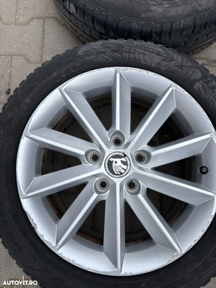 Set Jante/Set roti Skoda Octavia 3 205/55/16 - 5