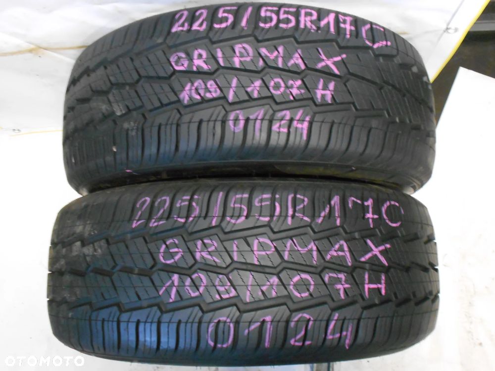 OPONY 225/55R17C GRIPMAX SUREGRIP A/S VAN DOT 0124 10MM