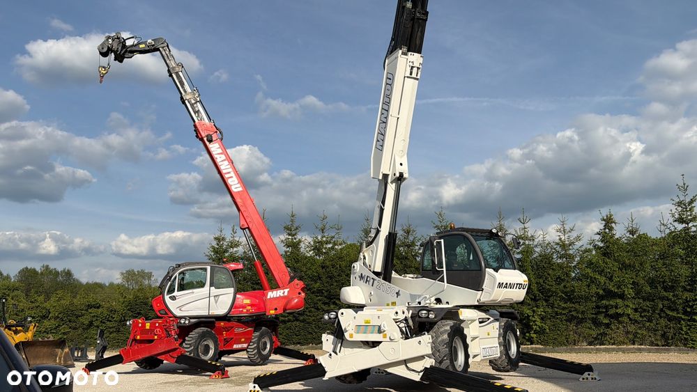 Manitou Ładowarka teleskopowa Manitou Mrt 2150 + Privilage Roto obrotowa 360 Pilot sterowanie radiowe Kosz Widły 2016/17 1840 2550 2540 silnik Mercedes 2150+ Merlo - 31
