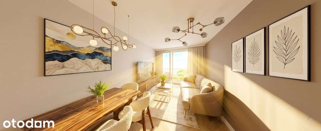 Ładne ustawne duży balkon Gdynia komunikacja Skm