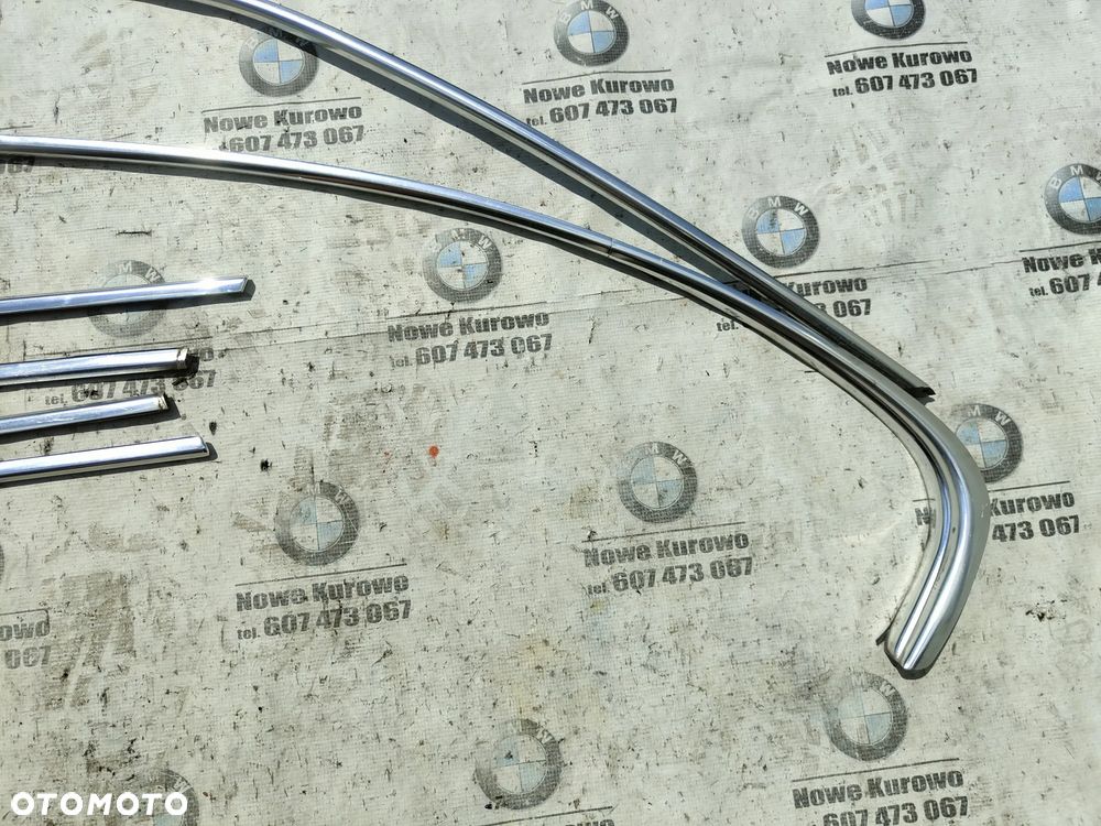 BMW E46 sedan listwy karoseryjne zgarniające chrom komplet - 9