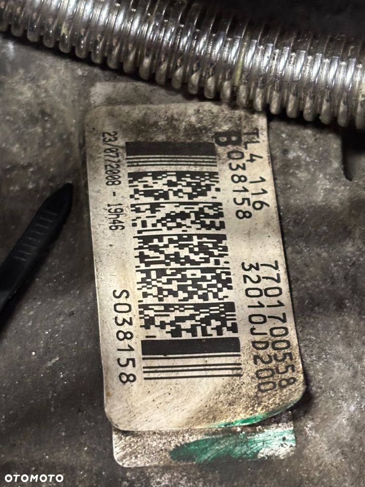 Skrzynia Nissan qashqai 2.0 48 tys mil SKRZYNIA BIEGOW RENAULT NISSAN TL4610186 1.5DCI - 6