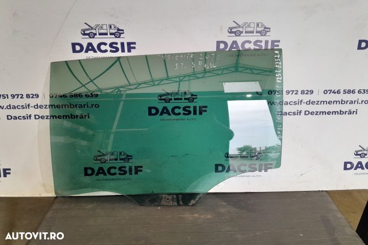 Geam usa spate stanga 43R-000073 43R-000073 Opel Insignia A [2008 - 2 - 1