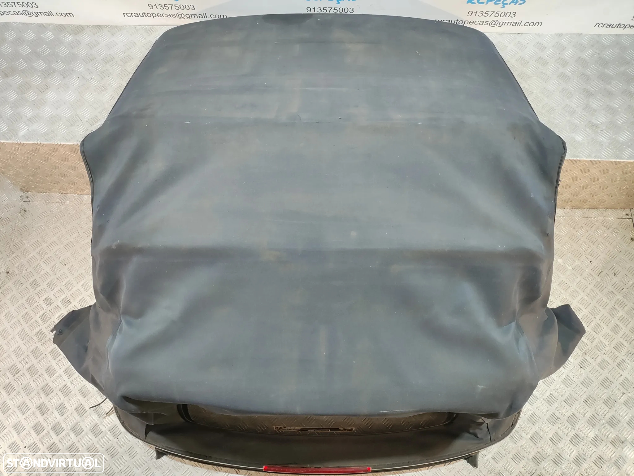 CAPOTA LONA AZUL ELETRICA MINI COOPER R52 CABRIO VIDRO AQUECIDO - 7