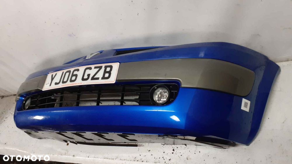 + ZDERZAK PRZÓD PRZEDNI DO RENAULT MEGANE II 2 TEI45 NIEBIESKI HALOGENY - 3