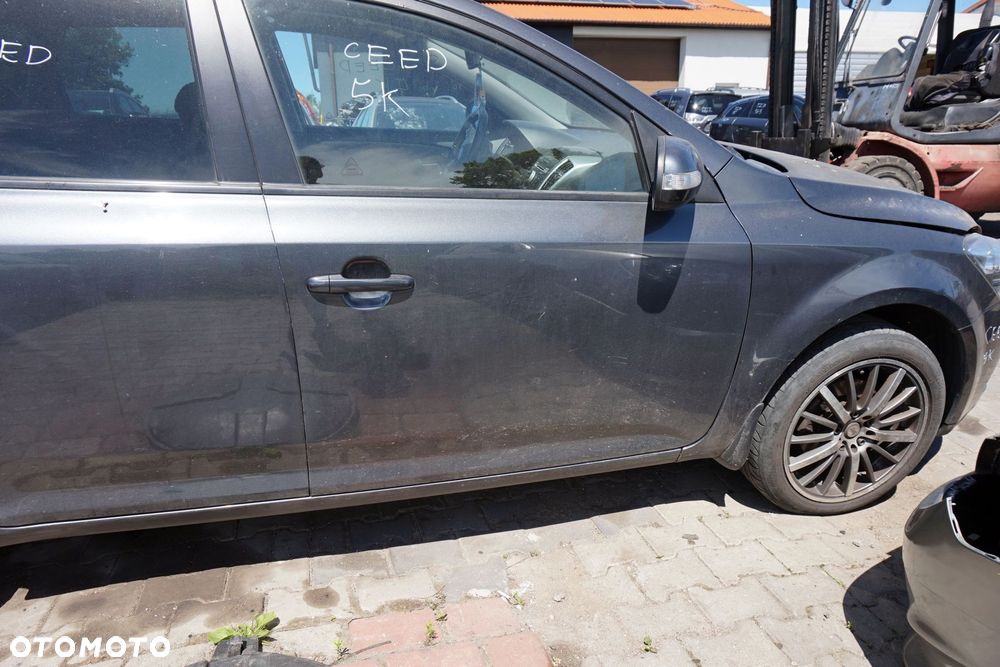 DRZWI PRZEDNIE PRAWE CEED I LIFT KOMBI 5K  CZARNY KIA 2009-2012 - 2