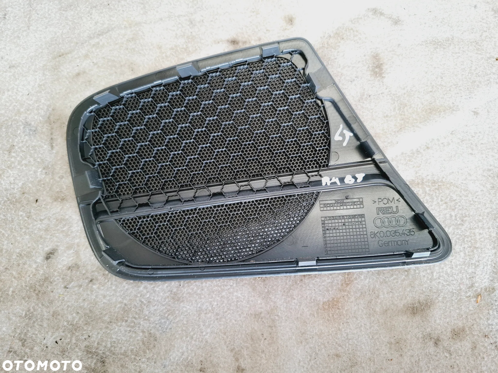 Maskownica Osłona Głośnika Boczka Lewa/Prawa Przód/Tył Czarna Audi A4 B8 - 7