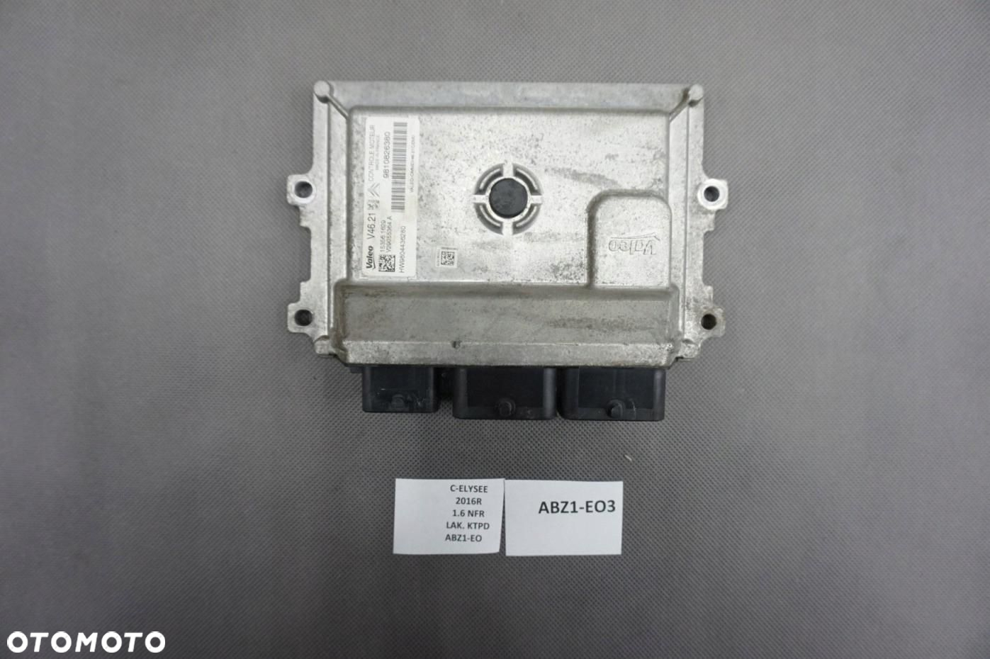 STEROWNIK CITROEN C-ELYSEE 1.6 VTI 9810826380 - 2