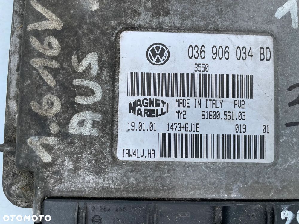 STEROWNIK SILNIKA SEAT LEON I 1.6 16V 036906034BD - 2