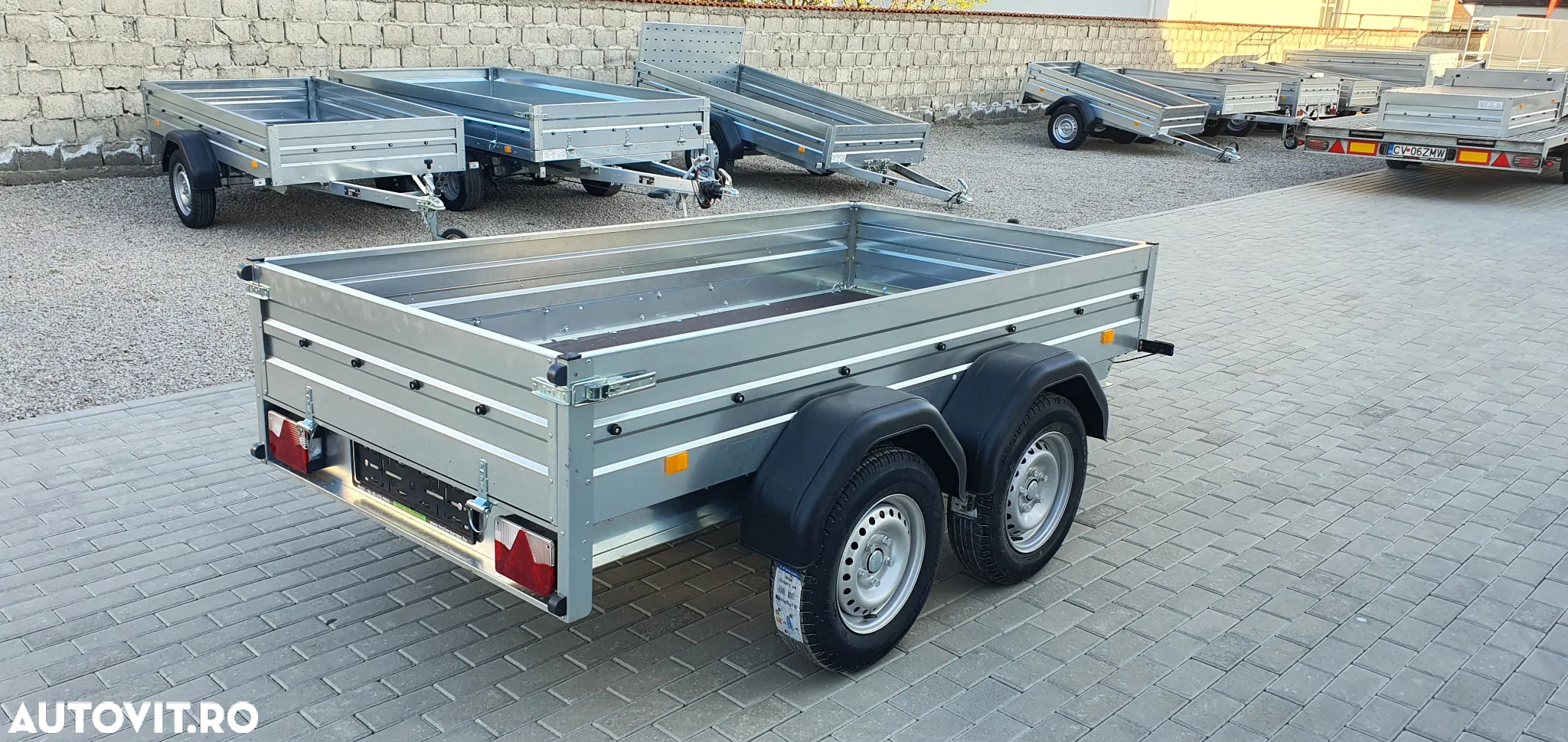 Trailer Europe ALFA -1,2 AXE ,Arc de foi,Al,750-3500kg - 14