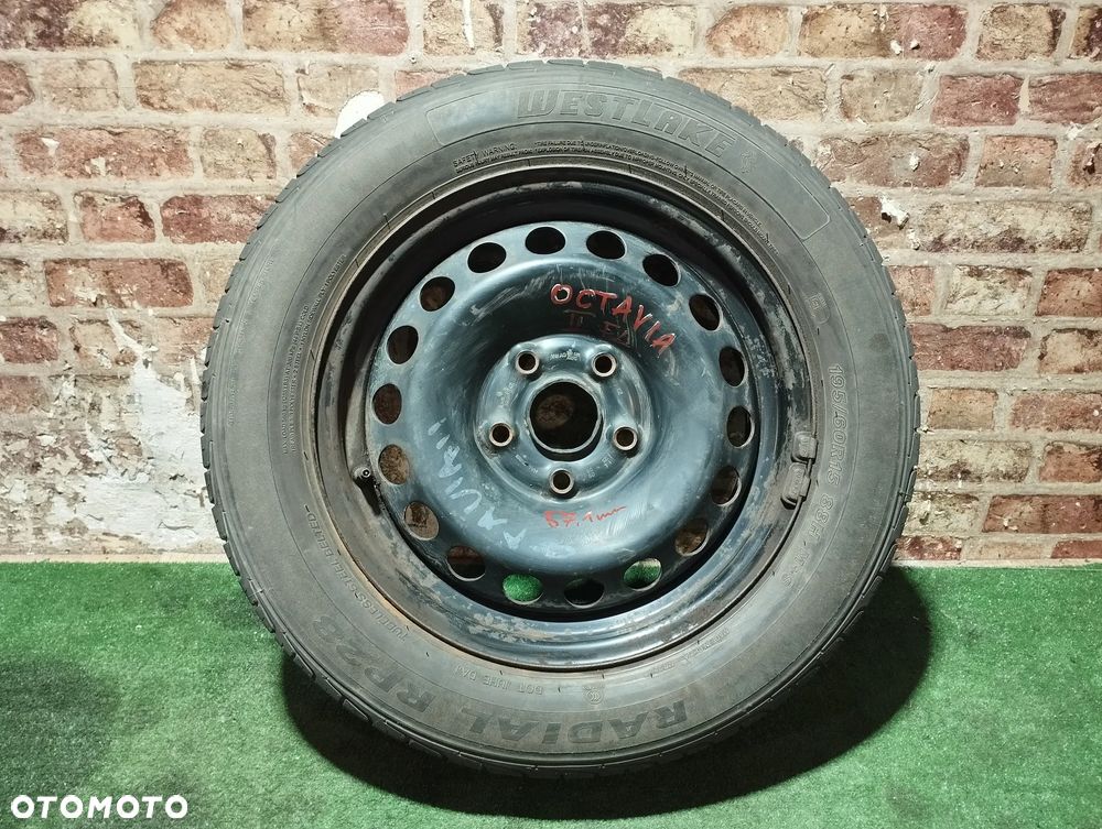 KOŁO ZAPASOWE 15" 195/65/15 5x112 ET47 SKODA OCTAVIA II 2004/2013 ROK - 1