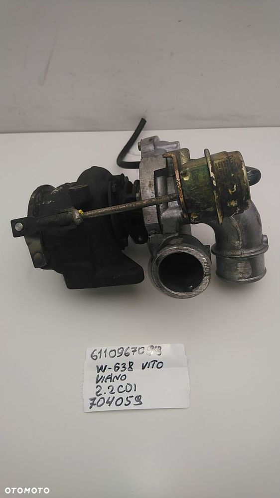 TURBINA 2.2 CDI 80KM 82KM 102KM 122KM VITO W638 6110967099 704059 - 5