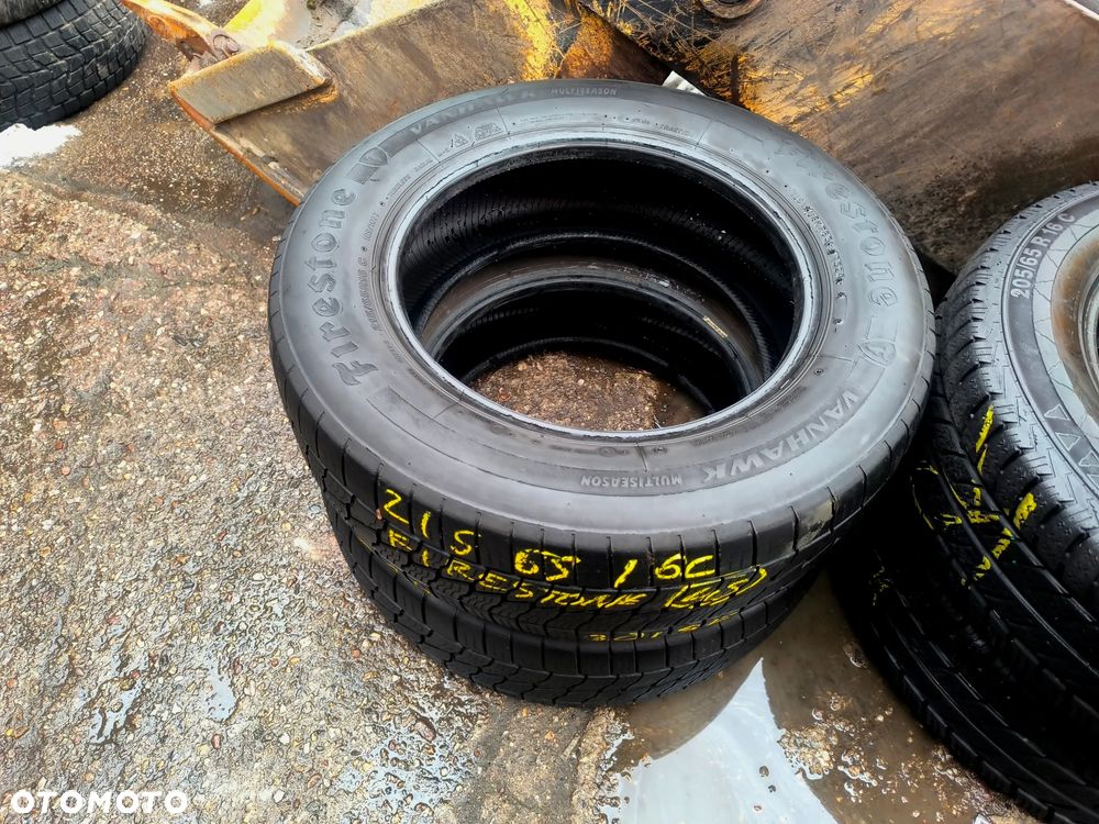 215/65R16C 16 C 109/107T 2x 2szt. Opony Całoroczne Wielosezonowe FIRESTONE VANHAWK MULTISEASON 5,5mm Legnica ALU-RAD 23r. 215/65 - 12
