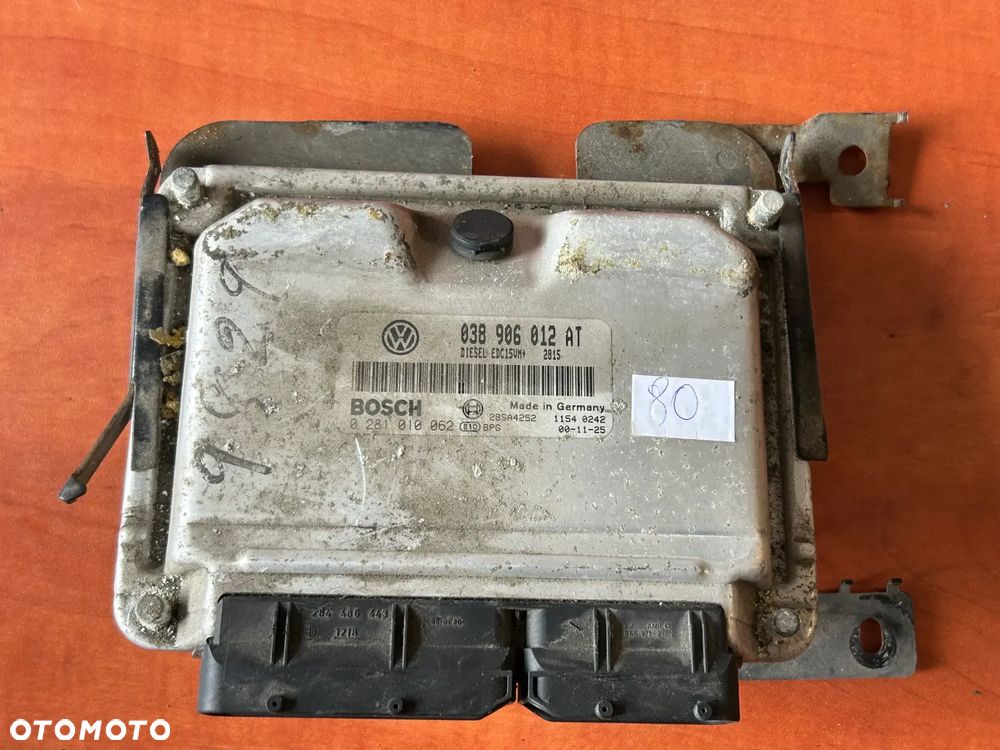 Komputer sterownik silnika LEON Toledo II 1,9 TDI 0281010062 038906012AT - 1