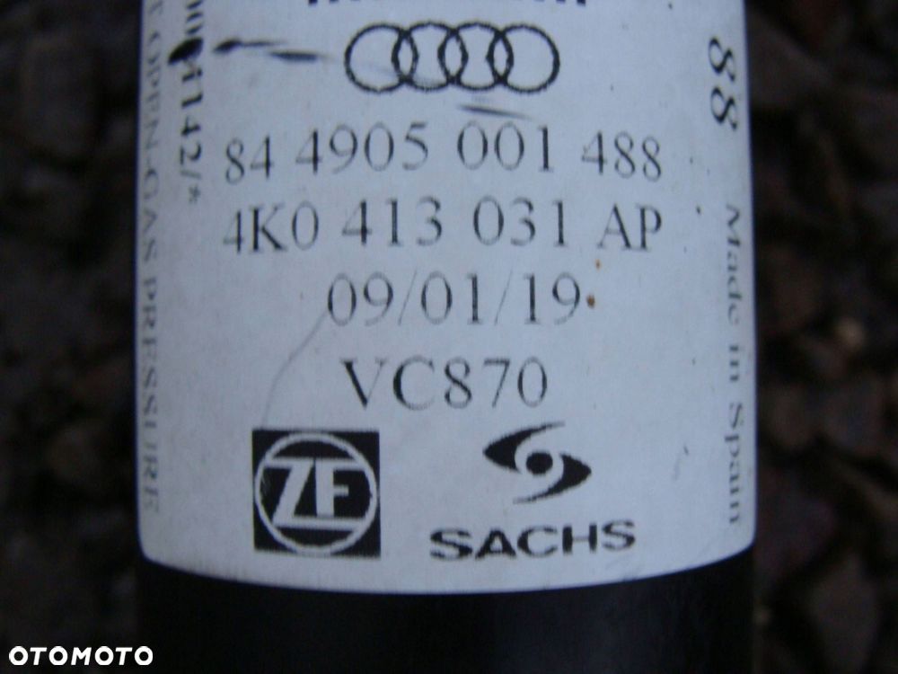 amortyzatory komplet audi a6 s6 c8 4k0413031ap - 8