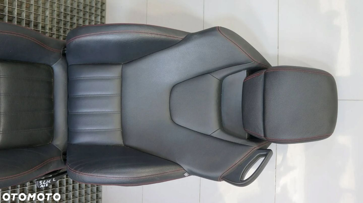 FOTEL KIEROWCY LEWY PRZÓD SKÓRA MERCEDES SLK W172 R172 - 3